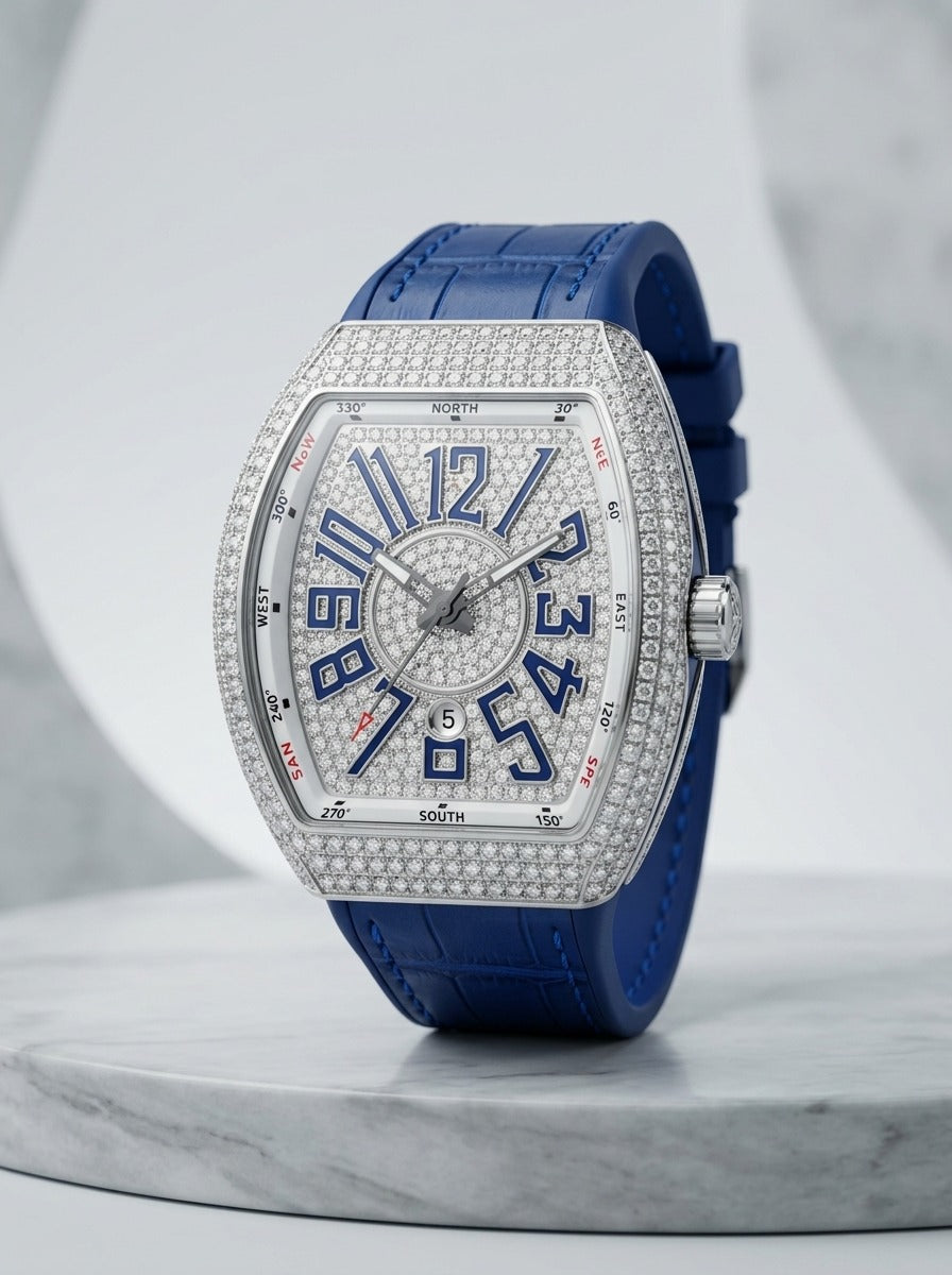Franck Muller Geneve Blue Diamond Edition