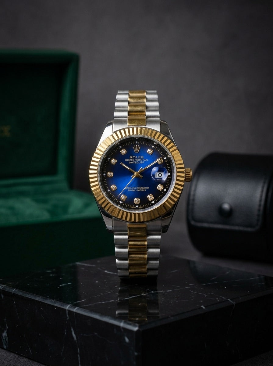 Rolex Datejust 36 – Blue Diamond Dial Two-Tone