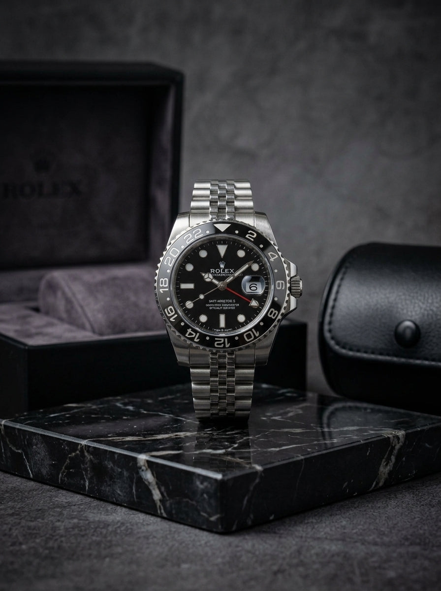 Rolex GMT-Master II – Grey & Black Bezel